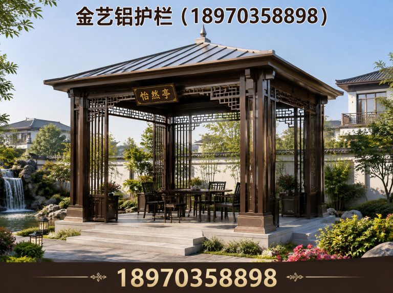 铅山县金艺铝护栏展示图